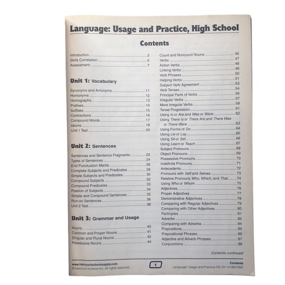 Set of 3 Grade 6 and Up Language and Grammar Books - Picture 15 of 16